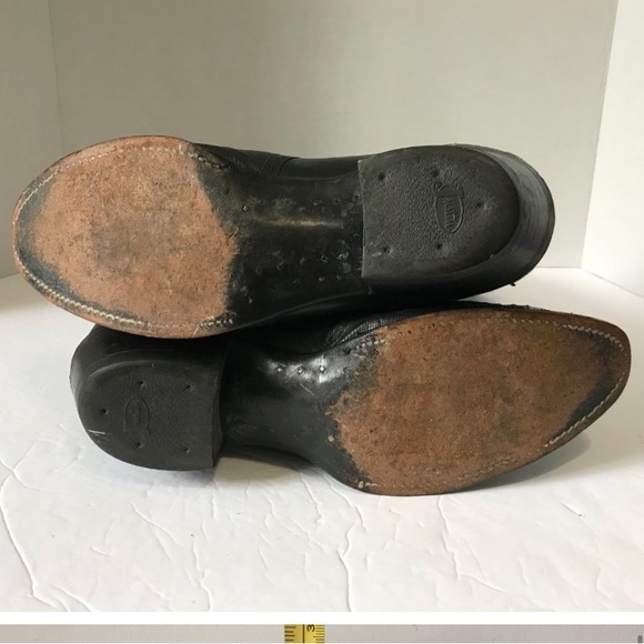 JUSTIN Men Leather Western Cowboy Boots 9 1/2 D - Picture 8 of 10